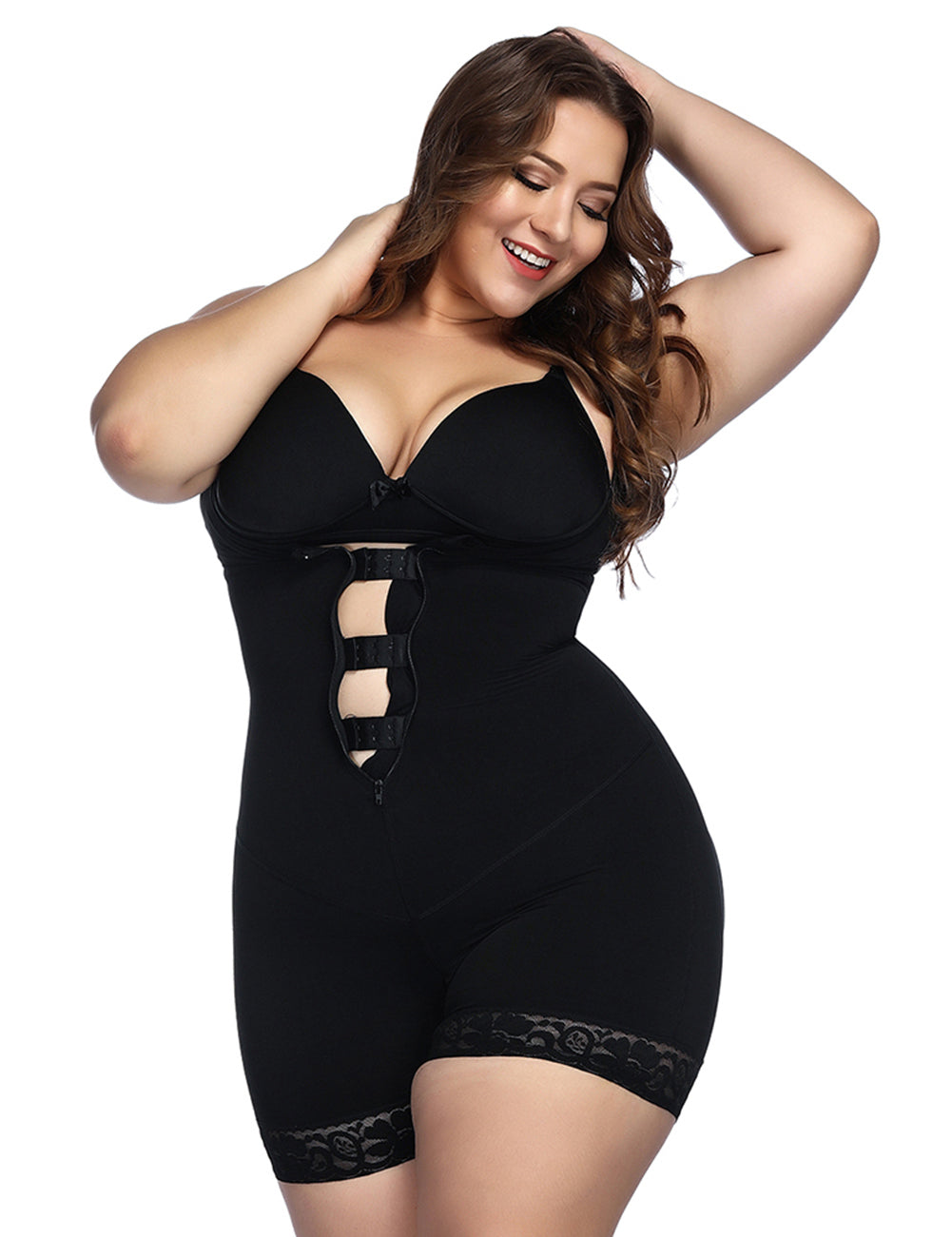 POWERNET ZIP BODYSUIT